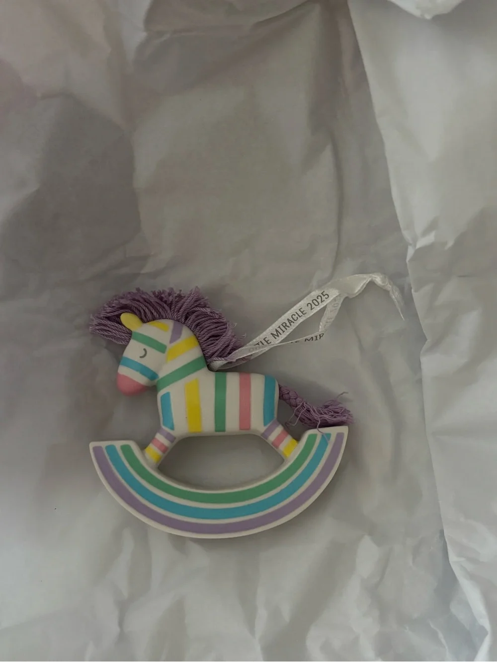Hallmark Keepsake 2025 Our Little Miracle Rocking Horse Christmas Ornament